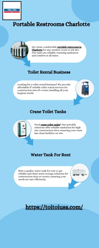 Portable Restrooms Charlotte