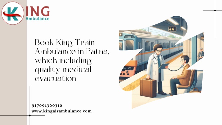 book king train ambulance in patna which