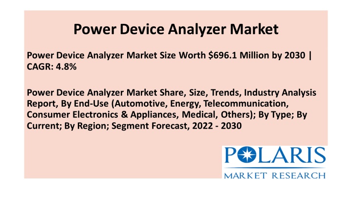 power device analyzer market