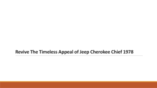 Revive The Timeless Appeal of Jeep Cherokee Chief 1978