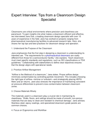 cleanroom designs superior cleanroom products