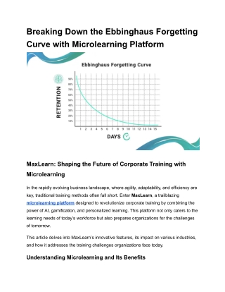 breaking down the ebbinghaus forgetting curve