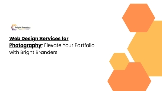 Web Design Services for Photography Elevate Your Portfolio with Bright Branders