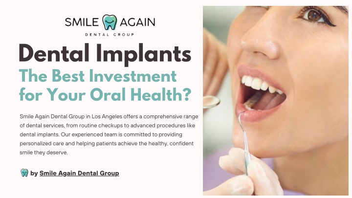 dental implants the best investment for your oral