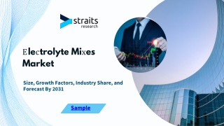 Electrolyte Mixes Market Analysis: Growth, Trends, and Forecast for 2023-2031