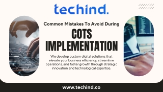 Common Mistakes To Avoid During COTS Implementation