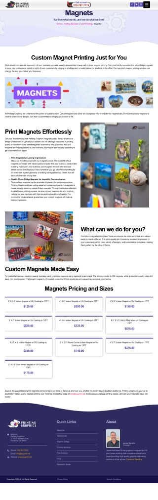 Print Magnets | Printing Graphics