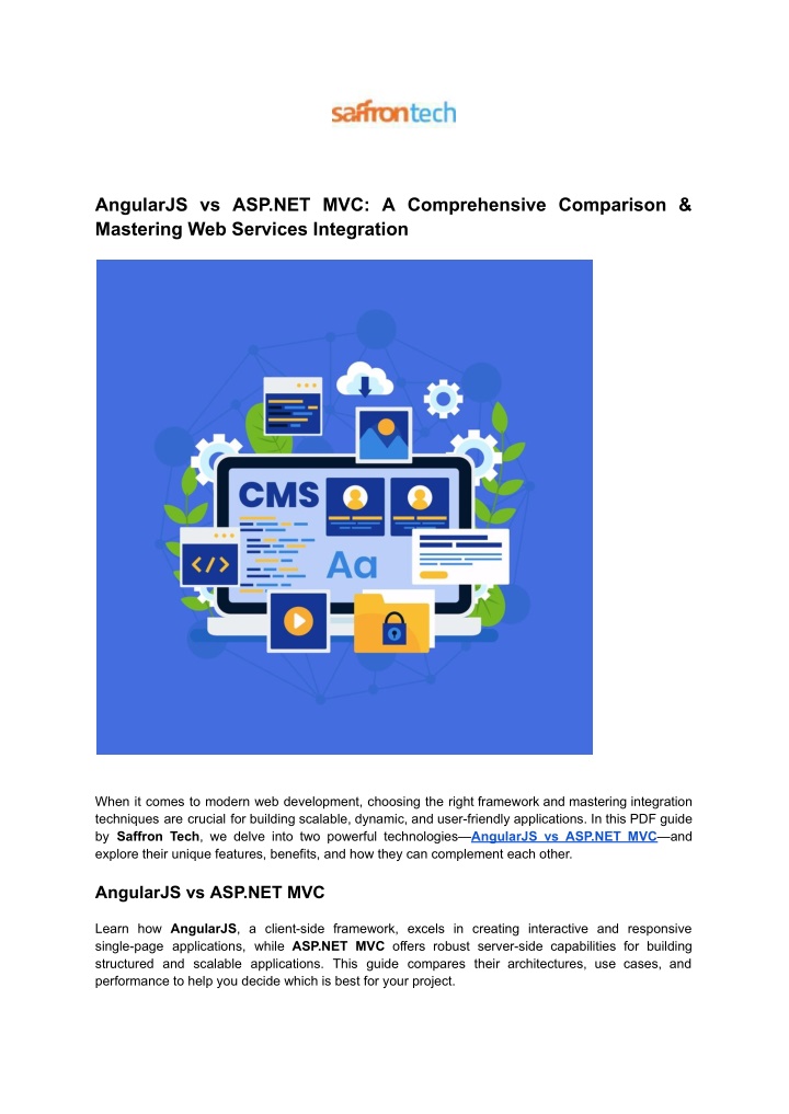 angularjs vs asp net mvc a comprehensive