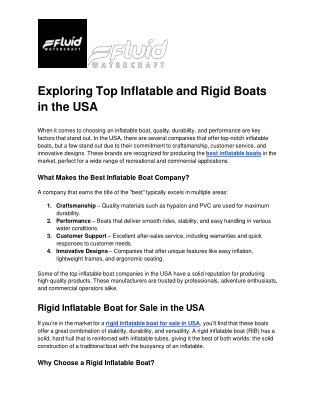 Exploring Top Inflatable and Rigid Boats in the USA (1)