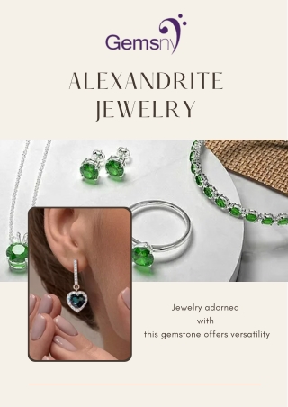 Alexandrite Jewelry Timeless Elegance for All Occasions