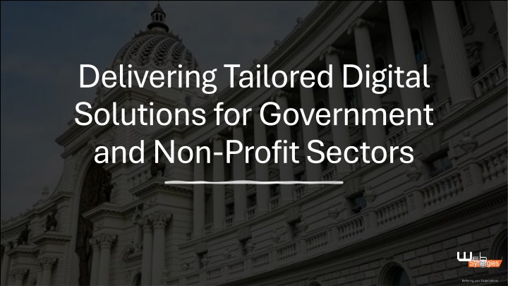 delivering tailored digital solutions