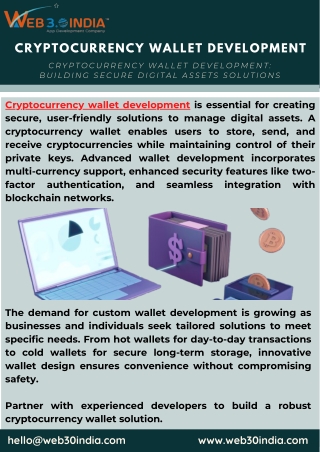 cryptocurrency wallet development