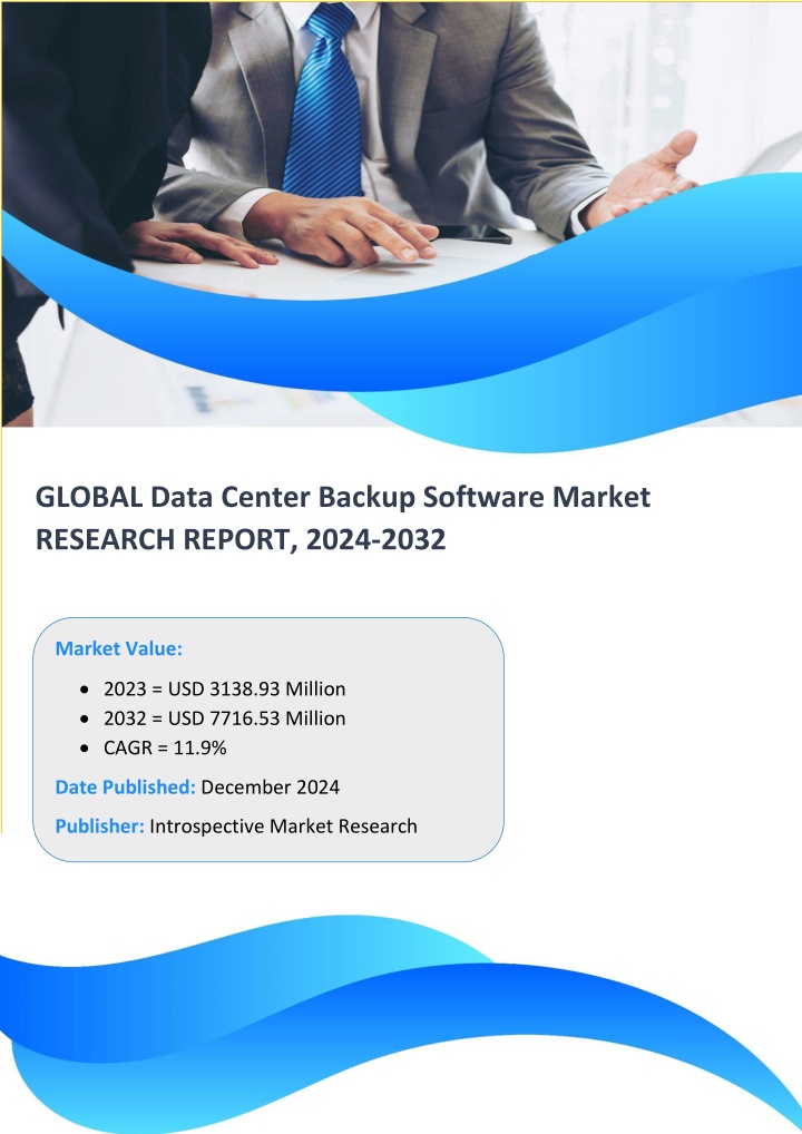 global data center backup software market