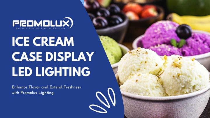 ice cream case display led lighting