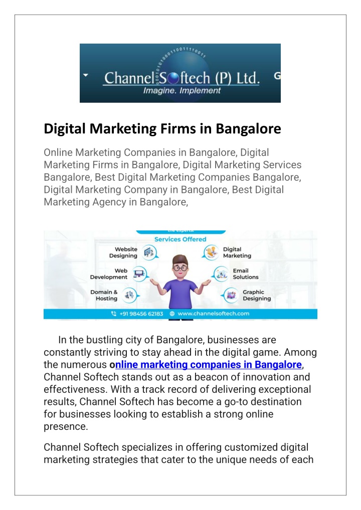 digital marketing firms in bangalore