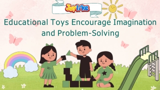 educational toys encourage imagination and problem solving
