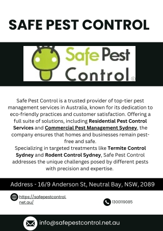 safe pest control