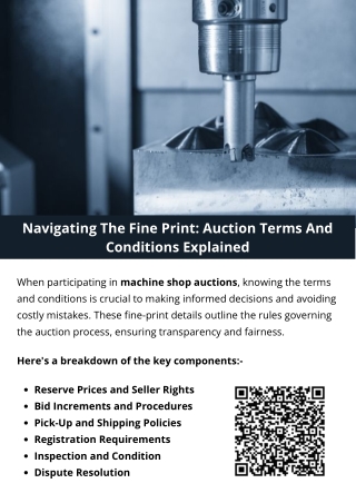 Navigating The Fine Print Auction Terms And Conditions Explained