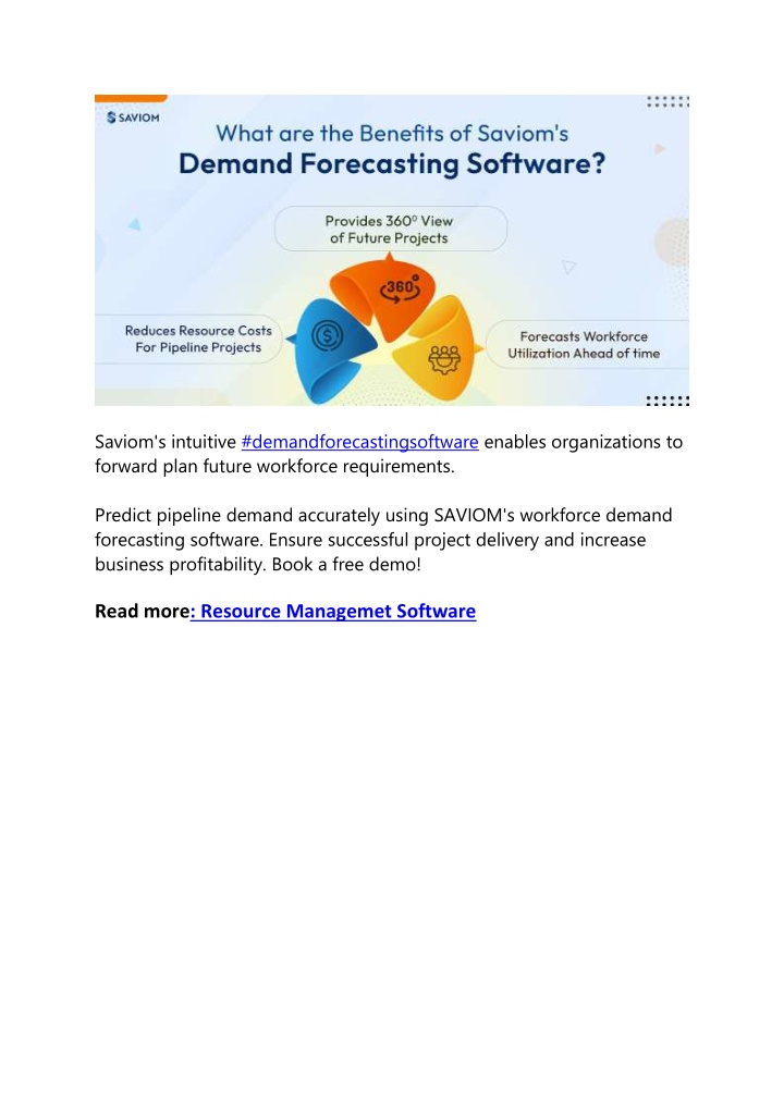 saviom s intuitive demandforecastingsoftware