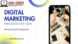 digital marketing p r e s e n t a t i o n