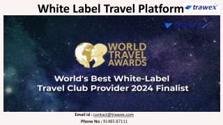 white label travel platform