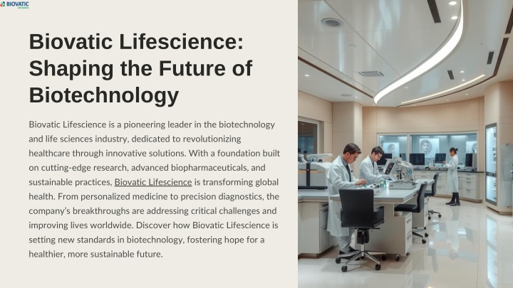 biovatic lifescience shaping the future