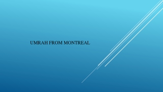 umrah from montreal
