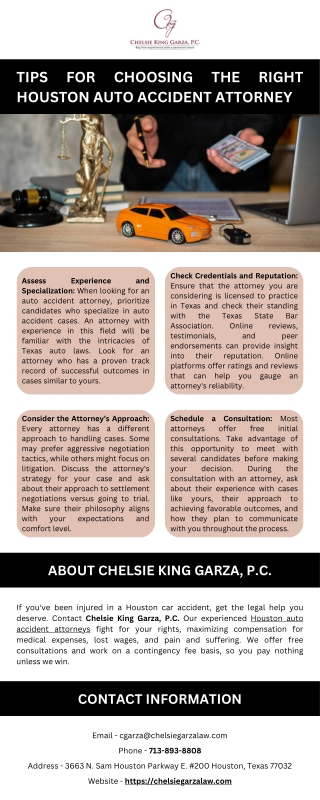 tips houston auto accident attorney