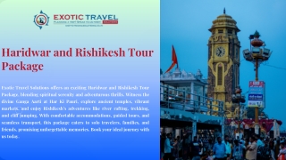 haridwar and rishikesh tour package