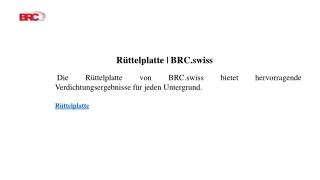 r ttelplatte brc swiss