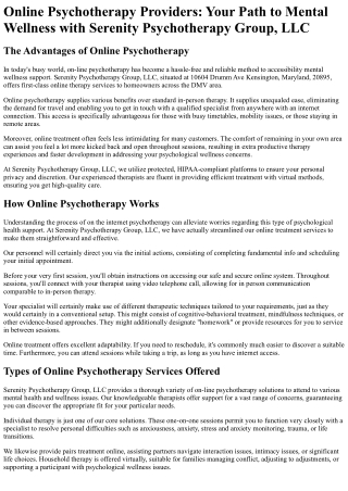online psychotherapy providers your path