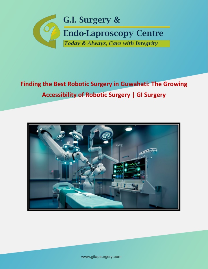 finding the best robotic surgery in guwahati