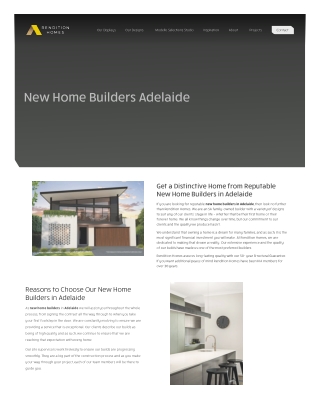 New Home Builders Adelaide