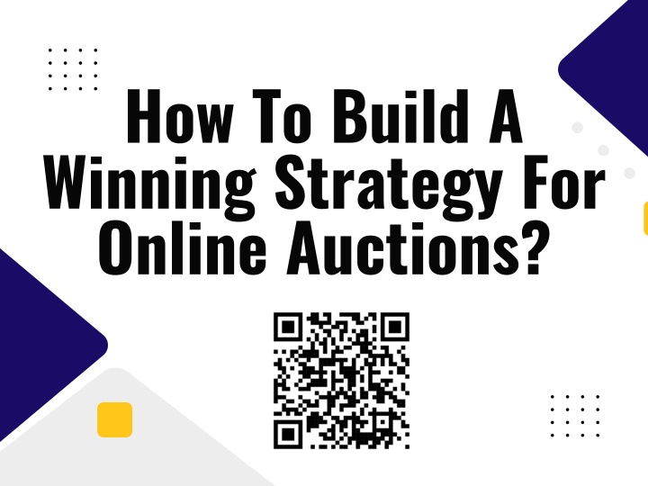 how to build a winning strategy for online