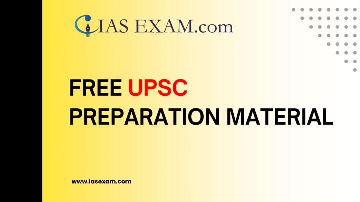 free upsc preparation material