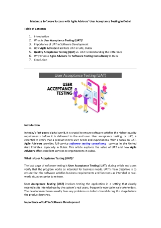 maximize software success with agile advisors