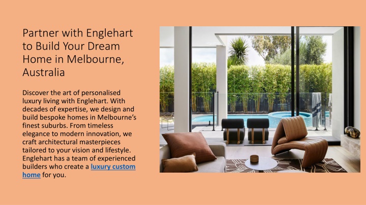 partner with englehart to build your dream home in melbourne australia