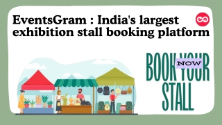 eventsgram india s largest exhibition stall