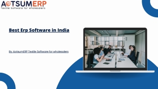 best erp software in india