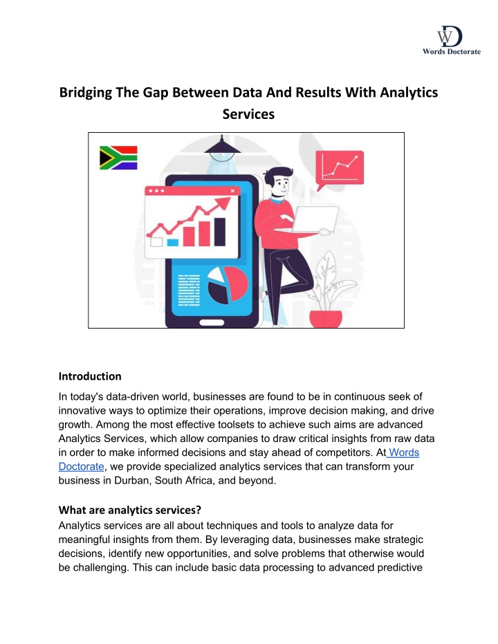 bridging the gap between data and results with