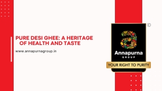 _Pure Desi Ghee A Heritage of Health and Taste