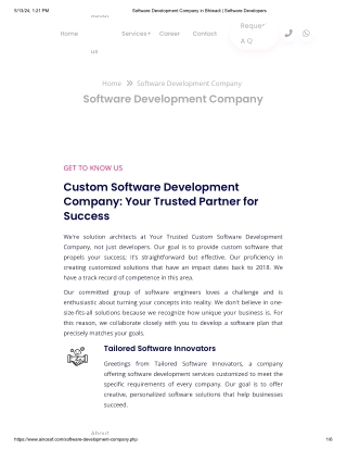 Software Development Company in Bhiwadi _ Software Developers