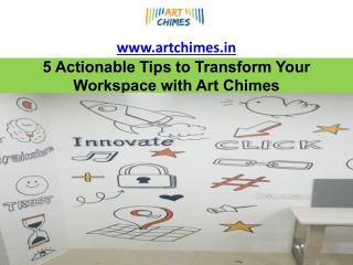 5 Actionable Tips to Transform Your Workspace with Art Chimes