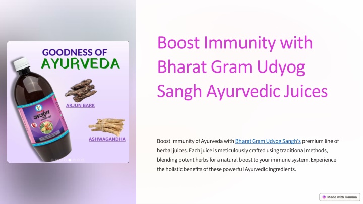 boost immunity with bharat gram udyog sangh