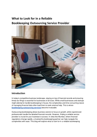 what to look for in a reliable bookkeeping