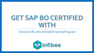 Best SAP BO Training in Chennai, SAP BO Course In Chennai With Certification