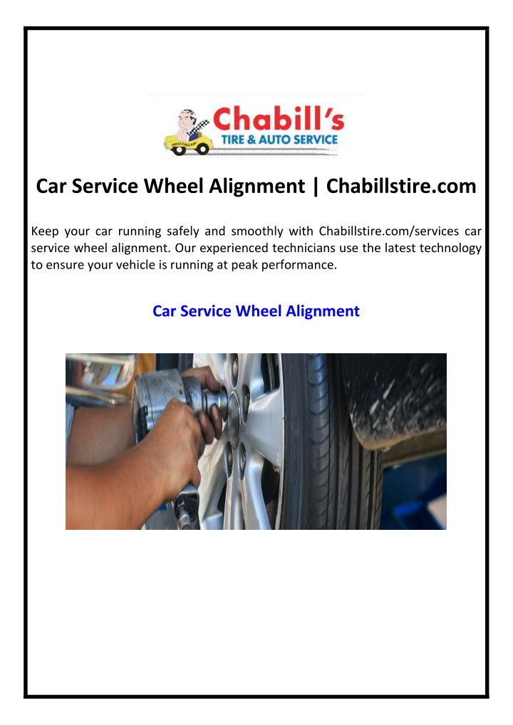 car service wheel alignment chabillstire com