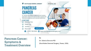 Pancreas Cancer - Symptoms & Treatment Overview