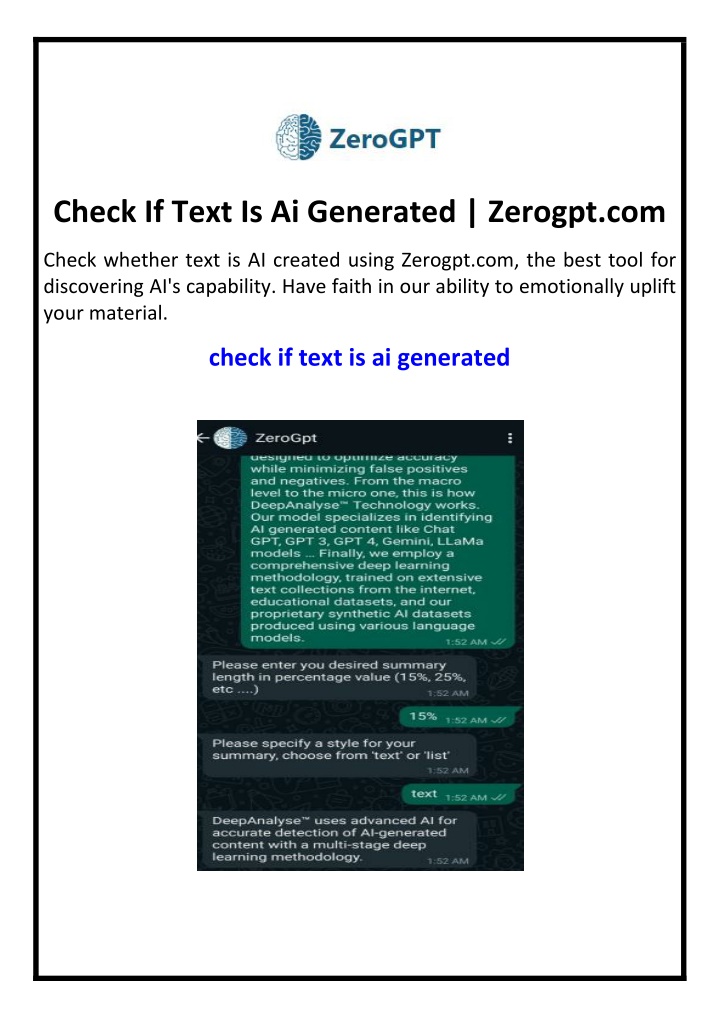 check if text is ai generated zerogpt com