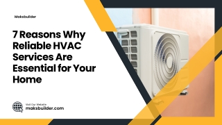 7 Reasons Why Reliable HVAC Services Are Essential for Your Home
